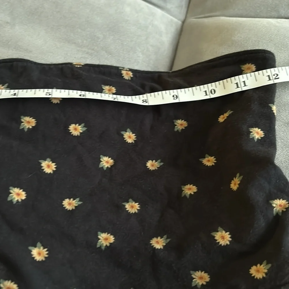 Hollister Reversible Floral Black Women's Tube Top size small